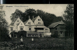 CP (Edeghem : Château Missenbourg) Obl. ANTWERPEN - 6M - ANVERS  1912 + Obl Ch.fer  HOVE - Landelijks Post