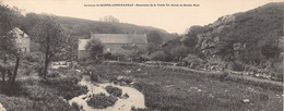 56-ENVIRONS DE SANTE-ANNE-D'AURAY- PANORAMA DE LA VALLE TRE AURAY AU MOULIN NEUF  - CARTE PANORAMIQUE - Sainte Anne D'Auray