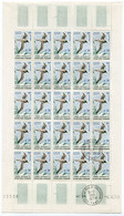 RC 21232 TAAF N° 12 - 30c ALBATROS FULIGINEUX FEUILLE ENTIÈRE NEUF ** COIN DATÉ OBLITÉRÉ EN BAS A DROITE TB - Unused Stamps