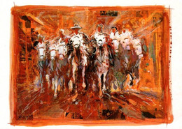 Delcampe - CPM - ESTIVALES De BEAUCAIRE - Spectacle Chevaux Et Tauraux Camarguais … Lot De 3 Cartes - Beaucaire