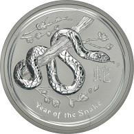 Monnaie, Australie, Elizabeth II, 8 Dollars, 2013, Perth, Year Of The Snake - Other & Unclassified