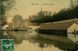 Buzançais * Le Lavoir Public * Cpa Toilée Colorisée - Sonstige & Ohne Zuordnung