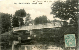 St Genou * Le Pont Sur L'indre * Barque - Sonstige & Ohne Zuordnung