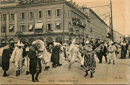 Nice * Scènes De Carnaval * Mi Carême * Défilé Déguisements Pierrot Arlequin - Carnaval