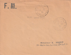 FRANCE Lettre EN FRANCHISE MILITAIRE 1939 POSTE NAVALE BUREAU N° 2 - Oorlogszegels