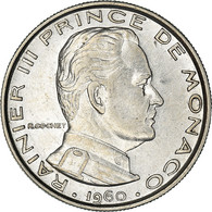 Monnaie, Monaco, Rainier III, Franc, 1960, TTB+, Nickel, KM:140 - 1960-2001 Nouveaux Francs