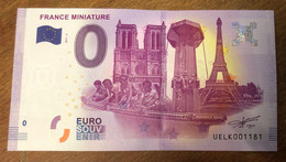 2017 BILLET 0 EURO SOUVENIR DPT 78 FRANCE MINIATURE N°2 ZERO 0 EURO SCHEIN BANKNOTE PAPER MONEY BANK - Prove Private