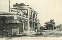 Breteuil * La Gare * Embrenchement * Ligne Chemin De Fer * Attelage - Breteuil