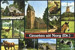 Nederland Holland Pays Bas Norg Kerk En Hunebed - Norg