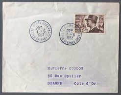 France N°920 Sur Enveloppe, TAD RALLYE AERIEN CHAMPAGNE EPERNAY 1.6.1952 - (W1056) - Gedenkstempel