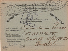 FRANCE Lettre PARIS XII Pour L'Allemagne 1940 Oflag IV D - War Stamps