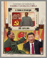 SAO TOME 2021 MNH Mao Zedong Communist Party Of China S/S - OFFICIAL ISSUE - DHQ2136 - Mao Tse-Tung