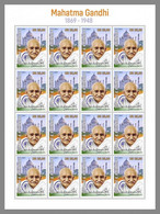 SAO TOME 2021 MNH Mahatma Gandhi M/S - IMPERFORATED - DHQ2136 - Mahatma Gandhi