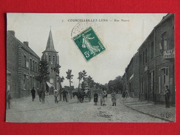 COURCELLES Les LENS : COURCELLES-lez-LENS - La Place Avant 1914 Et La Rue Neuve - Sin Clasificación