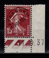Preo YV 53 Semeuse N** Petit Coin Daté - 1893-1947
