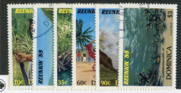 353 Dominica 1988 Sc.#1074-79 Used "Offers Welcome" - Dominica (1978-...)