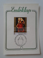 D183351  Hungary  Hollóháza   Hollóházi Kerámia - Porcelain  -  Commemorative Sheet  1981 - Feuillets Souvenir