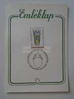 D183352  Hungary  Hollóháza   Hollóházi Kerámia - Porcelain  -  Commemorative Sheet  1981 - Commemorative Sheets