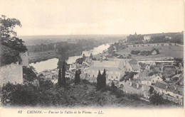 Chinon       37          Vue Sur La Vallée De La Vienne         (voir Scan) - Chinon