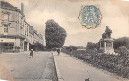 Chinon       37          Quai Et Statue De Rabelais   N°7       (voir Scan) - Chinon