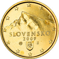 Slovaquie, 2 Euro Cent, Kriváň, 2009, Golden, SPL, Copper Plated Steel - Slowakije