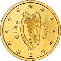 Ireland, 2 Centimes, Celtic Harp, 2009, Golden, SPL, Copper Plated Steel - Ireland