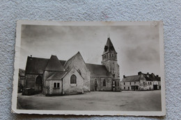 Cpsm, Marolles Les Braults, L'église, Sarthe 72 - Marolles-les-Braults