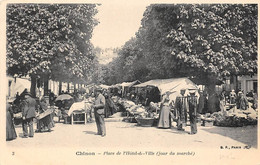 Chinon       37           Jour De Marché, Place De L'Hôtel De Ville   N° 3       (voir Scan) - Chinon