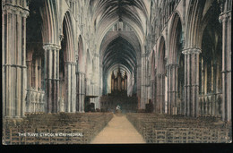 Angleterre ---    The Nave . Lincoln Cathedral - Lincoln