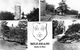 TRETS - Saint-Jean-du-Puy - Vues Multiples - Tirage D'éditeur N&B Non Dentelé - Trets