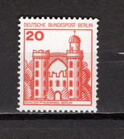 ALLEMAGNE BERLIN N°  497  AVEC NUMERO NOIR  NEUF SANS CHARNIERE COTE  ? €  MONUMENT CHATEAUX - Roulettes