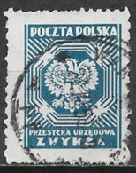 Polish People's Republic 1950. Scott #O27 (U) Polish Eagle - Officials