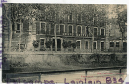 - Perpignan - Vue Générale Et Quai Sadi Carnot, Cliché Peu Courant, Photo Labouche, écrite, 1938, Coin Doit Coupé Scans. - Perpignan