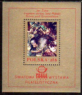 POLAND 1978 PRAGA Philatelic Exhibition Block MNH / **.  Michel Block 73 - Blocks & Kleinbögen