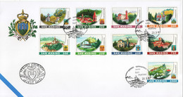 1997 - FDC SAN MARINO " CASTELLI DI SAN MARINO " VEDI++++ - FDC