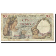 France, 100 Francs, Sully, 1939, P. Rousseau And R. Favre-Gilly, 1939-10-26, TB - 100 F 1939-1942 ''Sully''