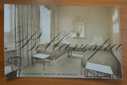 Mexico Villa Napoles , Napoles 47. D.F. Real Picture Post Card. - Reggimenti