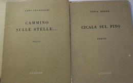 Cammino Sulle Stelle+Cicala Sul Pino - Franzolini - Reede - 1959 - Guanda - Lo - Poetry