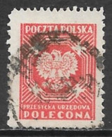 Polish People's Republic 1953. Scott #O28 (U) Polish Eagle - Dienstzegels
