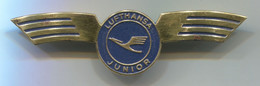 LUFTHANSA JUNIOR - Airplane Avion Flugzeug, Vintage Pin, Badge, Abzeichen ( Length 80 Mm ) - Avions