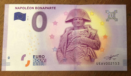 2017 BILLET 0 EURO SOUVENIR DPT 75 PARIS NAPOLÉON BONAPARTE N°2 ZERO 0 EURO SCHEIN BANKNOTE MONEY BANK - Essais Privés / Non-officiels