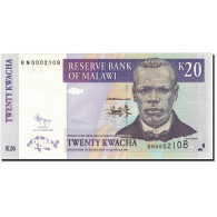 Billet, Malawi, 20 Kwacha, 2016, 2016-01-01, KM:57, NEUF - Malawi