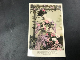 1691 - Ton Sourir Tendre Ou Moqueur - Belle Demoiselle Robe Superbe - 1908 Timbrée - Silhouettes