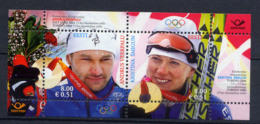 ESTONIE EESTI 2006, J.O. Turin, Médaillés Olympiques, 1 Petit Bloc, Neuf / Mint. R397 - Invierno 2006: Turín