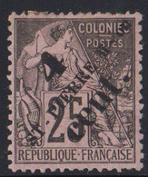 1891. SAINT-PIERRE-MIQUELON. 4 Cent ST-PIERRE M. On On 25 C COLONIES POSTES. Hinged. () - JF424505 - Neufs