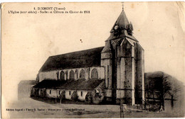 1- Dixmont (Yonne) L'Eglise (XIII° Siecle) - Stalles Et Cloture Du Choeur De 1561 - Dixmont