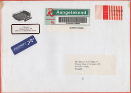 OLANDA - NEDERLAND - Paesi Bassi - 2002 - 5,75€ ATM - Registered - Medium Envelope - Viaggiata Da Capelle Aan Den IJssel - Covers & Documents