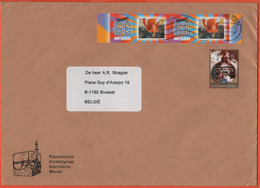 OLANDA - NEDERLAND - Paesi Bassi - 2005 - 3 Stamps - Medium Envelope - Viaggiata Da Rotterdam Per Brussels, Belgium - Lettres & Documents