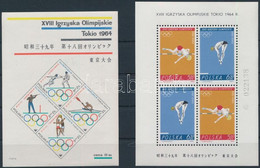 ** 1964 Nyári Olimpia Blokk Sor, Summer Olympics Block Set Mi 33-34 - Otros & Sin Clasificación