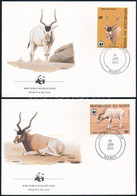 1985 WWF: Antilop Sor 4 FDC-n Mi 941-944 - Otros & Sin Clasificación